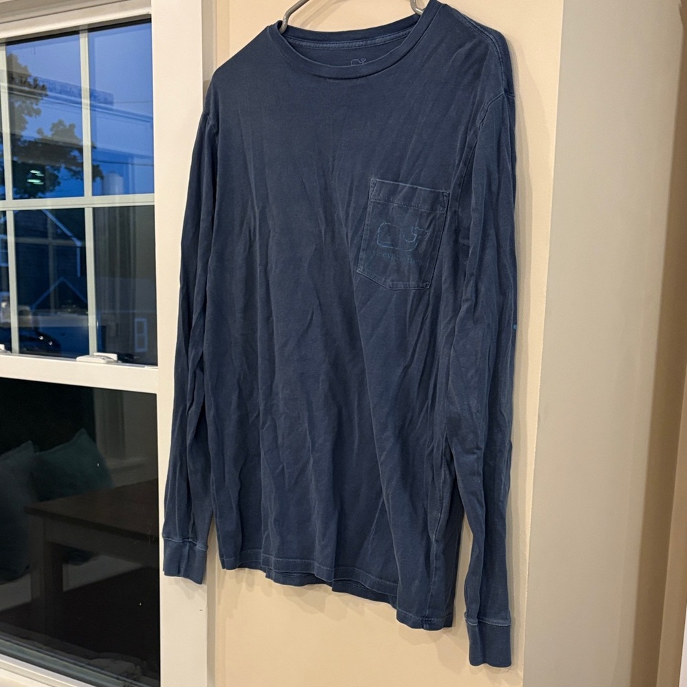 Men's Navy Long Sleeve Shirt